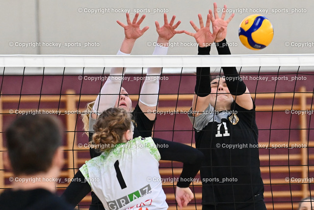 Askö Eagles Villach vs. UVC Holding Graz 30.1.2022 | Ana Pranjic, Johanna Krall, Anne Schlager