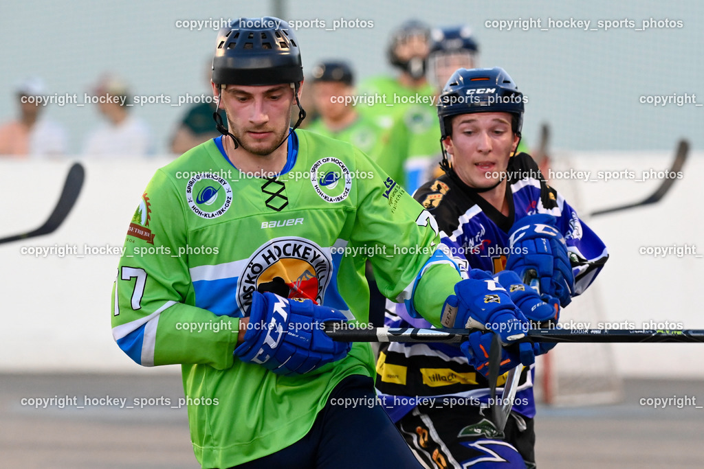 VAS Villach vs. ASKÖ Ballhockey Villach 14.7.2022 | Wuntschek Manuel, Ortner Stefan