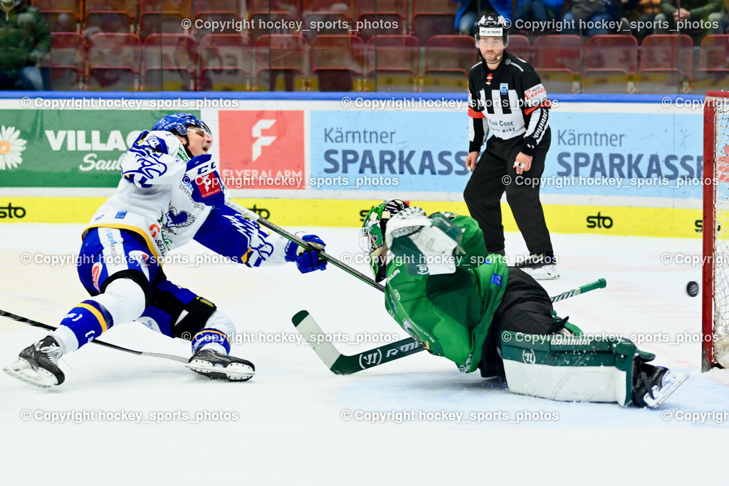 EC Grand Immo VSV vs. HK SZ Olimpija 19.12.2021 | Paavo Holsa, Anton Karlsson, NIKOLIC MANUEL