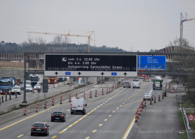 Vollsperrung Darmstädter Kreuz A5 Fahrtrichtung Süden 2.-4.4.22 | 01.04.2022 Vollsperrung der Bundesautobahn A5 A67 am Darmstädter Kreuz Fahrtrichtung Süden vom 2.4.2022 ab 22:00 Uhr bis 04.04.2022 02:00 Uhr wegen Brückenbauarbeiten Achtung Umleitungshinweise - Realizzato con Pictrs.com