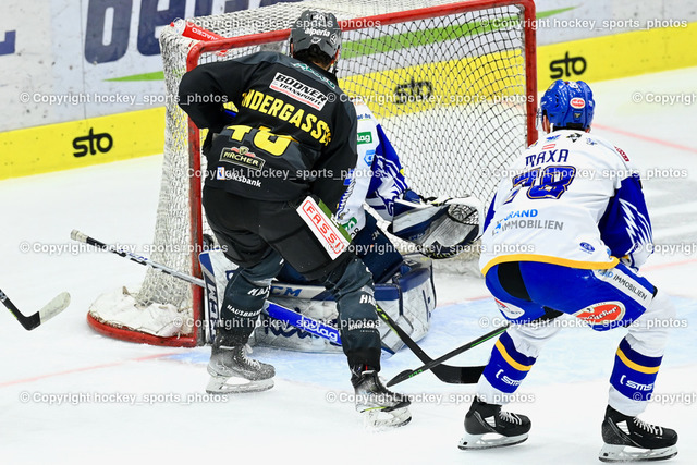 EC GRAND Immo VSV vs. HC Pustertal 16.2.2022 | Alexander Schmidt, Felix Maxa, ANDERGASSEN Raphael, Tor HC Pustertal