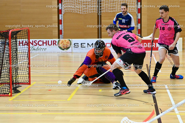 VSV Unihockey vs. Wiener Floorballverein 8.5.2022 | Bernhard Bezucha, Philip Miglinci, Christian Göth, Nikolas Velikogne