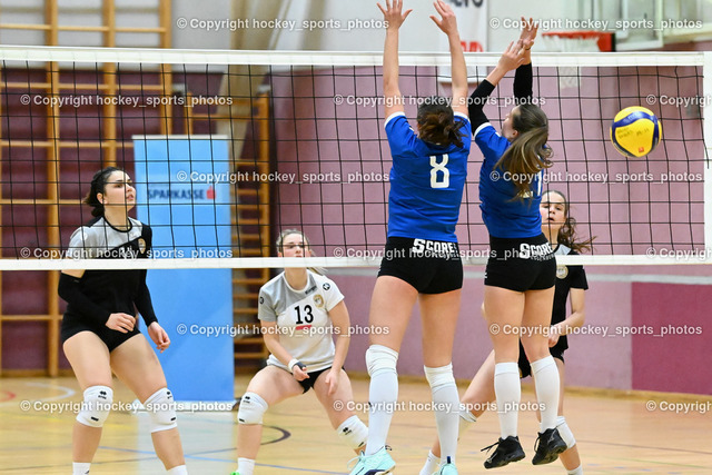 ASKÖ Volley Eagles vs. ATSE Graz 25.2.2022 | PRANJIC ANA, BEBEKAJLO VANESSA, DIZDAREVIC UNA, OFNER JULIA, Nada Fanic