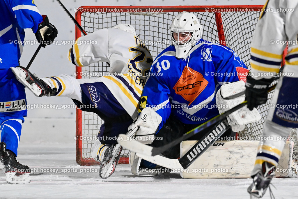 EC Tigers Paternion vs. UEC Leisach 9.1.2022 | Nino Neuschitzer, Flugeinlage, Manuel Bachmann