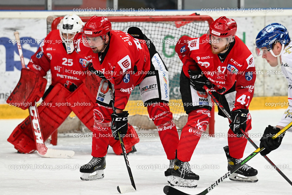 HDD Acroni Jesenice vs. EC Die Adler Stadtwerke Kitzbühel 4.12.2021 | Gaspar Glavic, Luka Scap