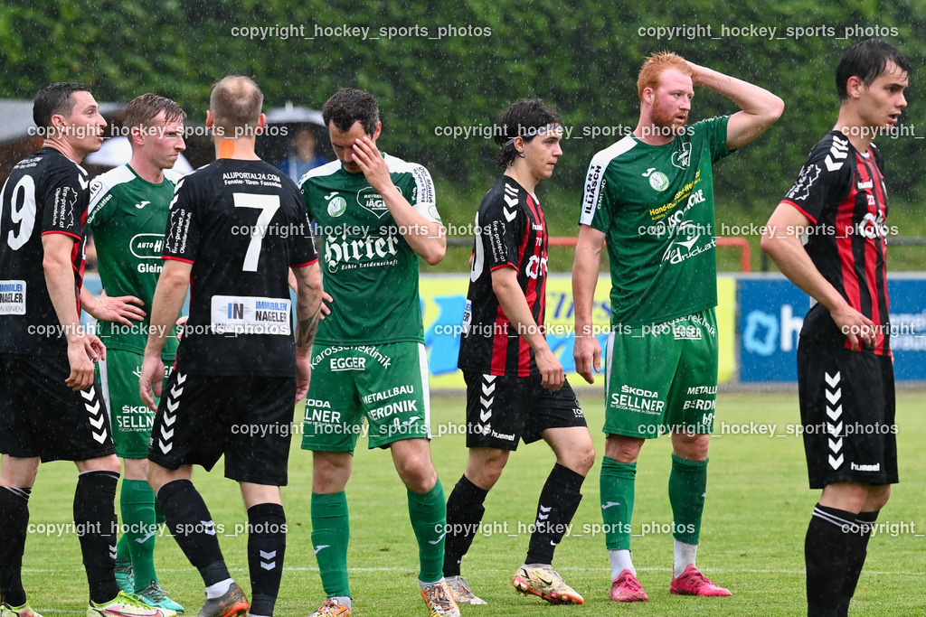 ESV Admira Villach vs. FC Lendorf 3.6.2022 | Advan Pozderac, Christian Wernisch, Felix Kollinger, Christian Kautz, Marco Kudler, Headcoach Admira Villach Alexander Stroj, Joseph Rainer