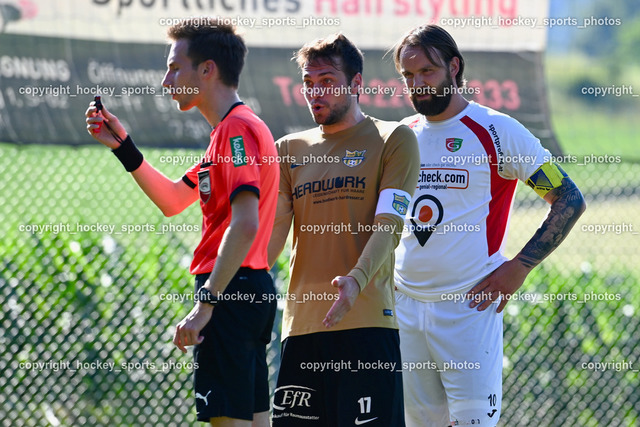 ASKÖ Köttmannsdorf vs. FC Gmünd 19.6.2022 | Stephan Borovnik, Udo Gasser, Bögner Jakob Referee