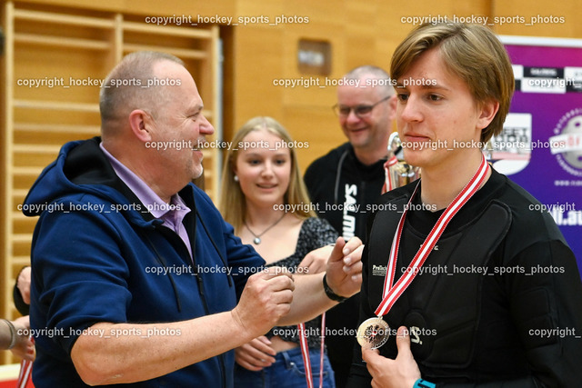 VSV Unihockey vs. Wiener Floorballverein 8.5.2022 | Johannes Perz, Präsident Wiener Floorballverein Karl Zehetner