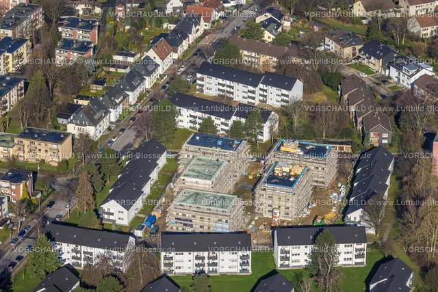 Bochum220200590Wattenscheid | Luftbild, Baustelle und Neubau Wohnanlagen zwischen Lohackerstraße und Schumannweg im Stadtteil Höntrop in Bochum, Ruhrgebiet, Nordrhein-Westfalen, Deutschland